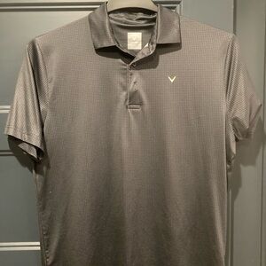 Callaway Opti-Dri polo/golf shirt - grey/black - Medium - has some minor wear.